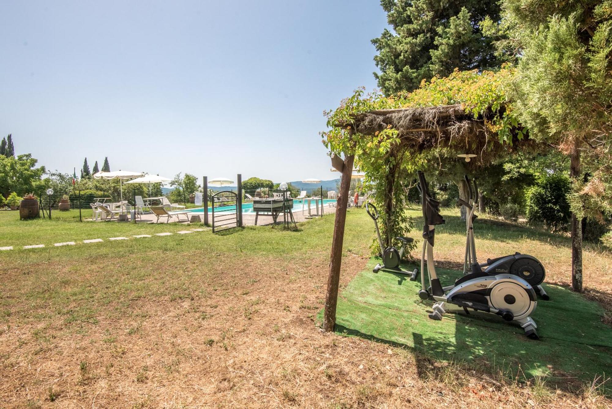 Vila Poggio Primo - Trilocale Etrusco Castiglion Fibocchi Exteriér fotografie